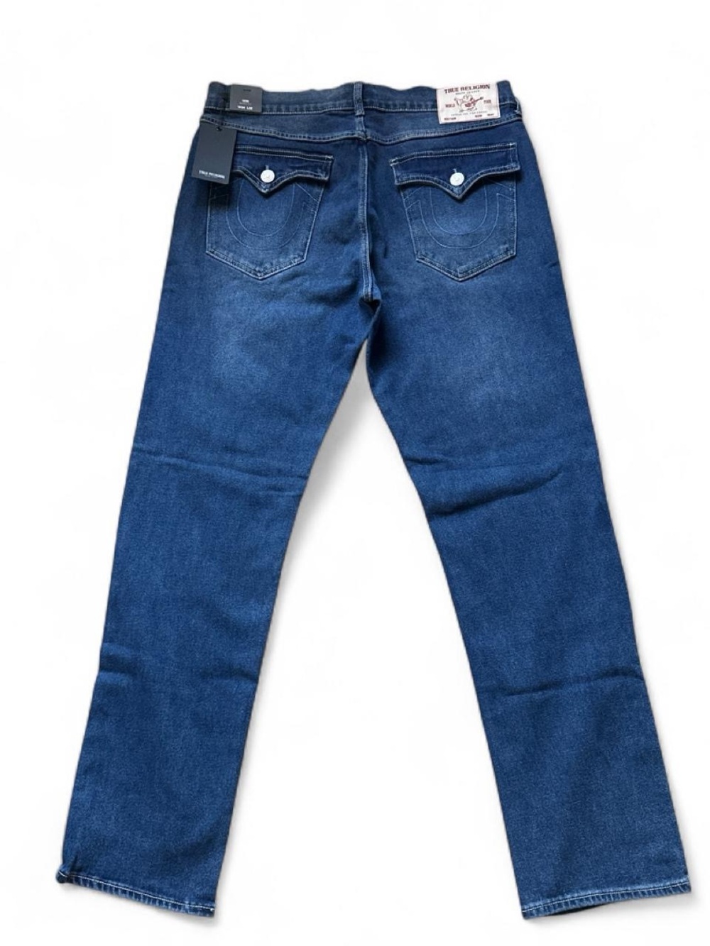 True Religion Geno SN Flap Relaxed Slim Jeans Men’s 34x32 Medium Wash